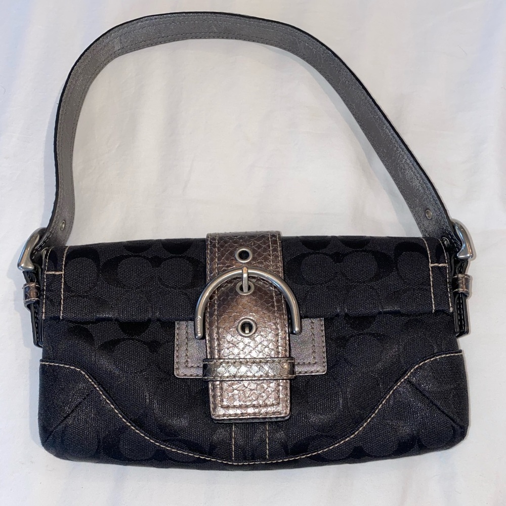 Vintage snakeskin coach bag